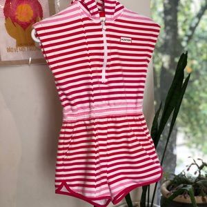 Girls ( Size M) HUNTER hooded romper